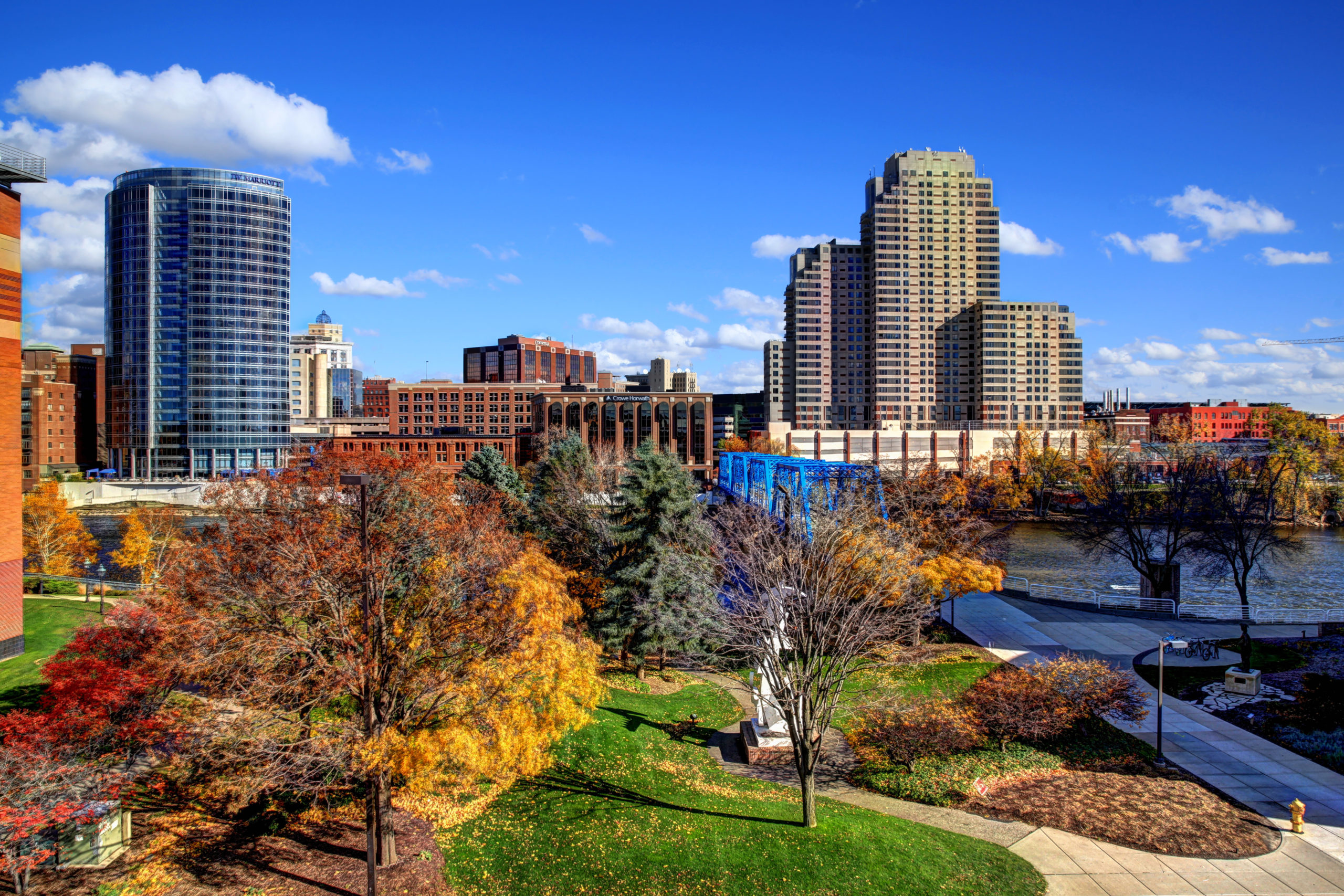 The beautiful city of Grand Rapids, Michigan.